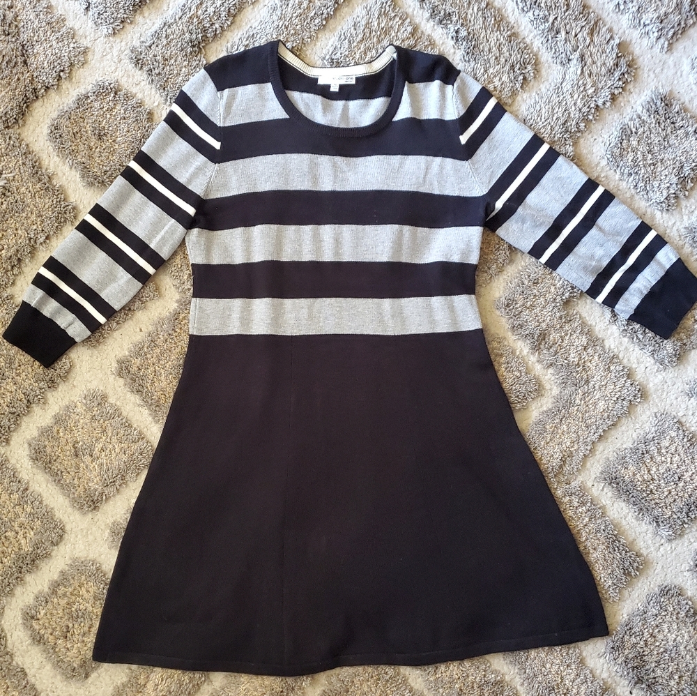Studio One Fit and Flare Sweater Dress
